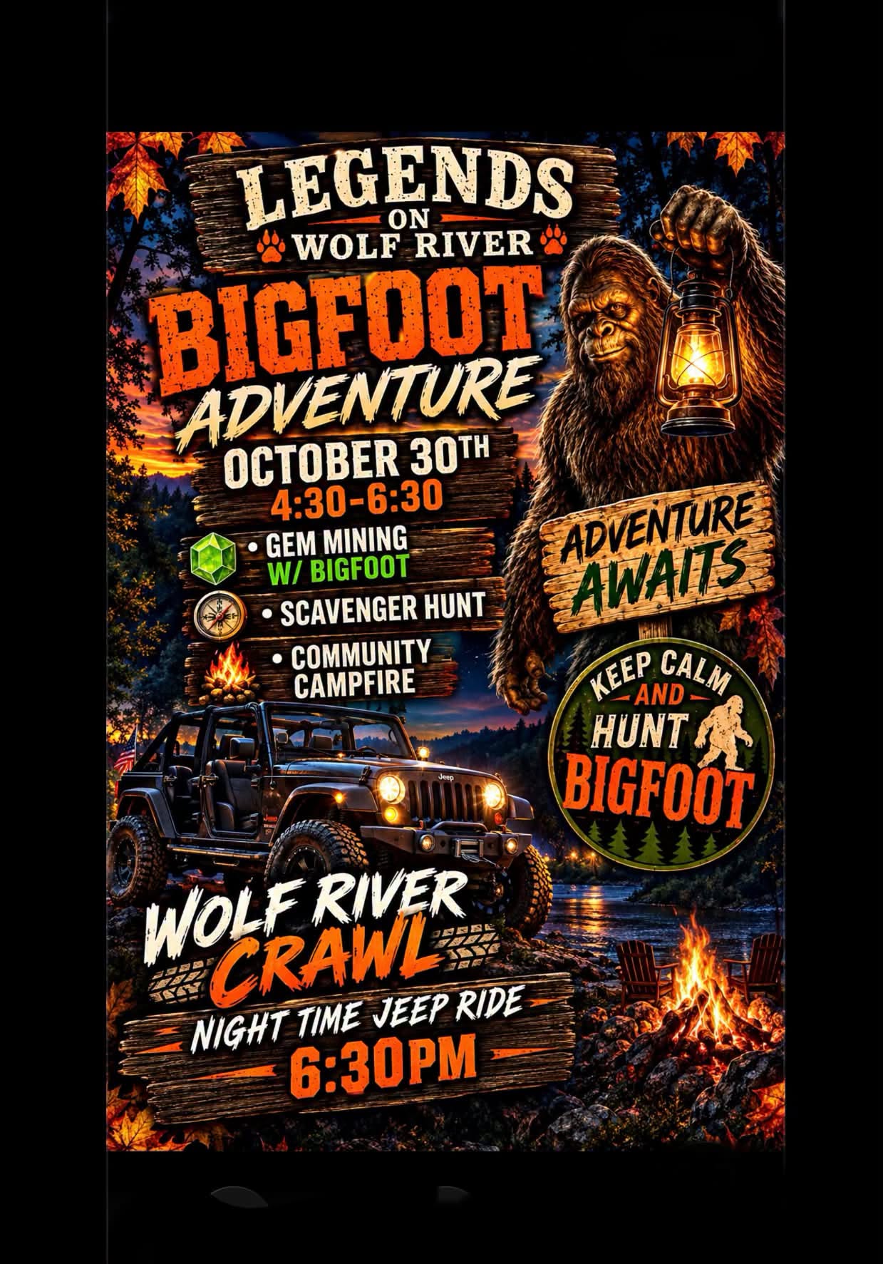 Bigfoot Adventure & Crawl